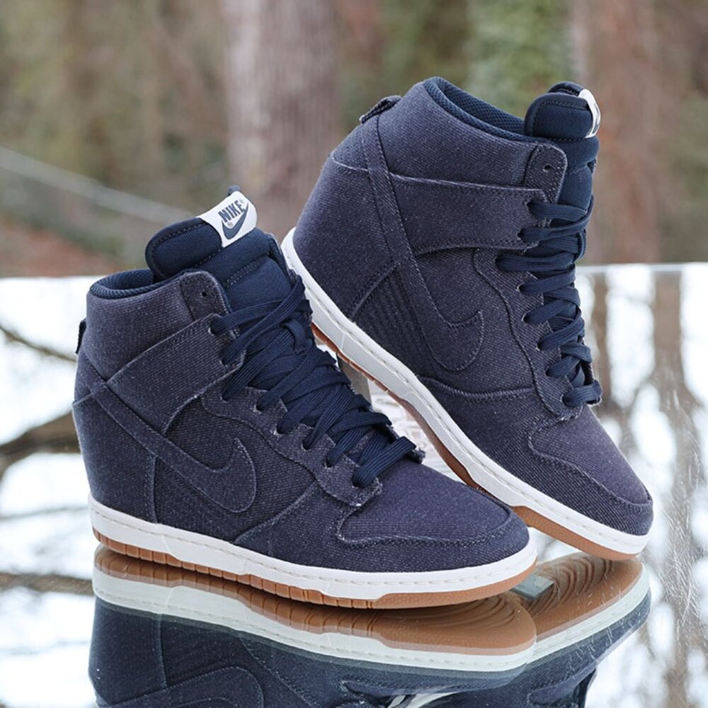 Nike Dunk Sky Hi Denim Blue 2014 - Picture 6 of 14
